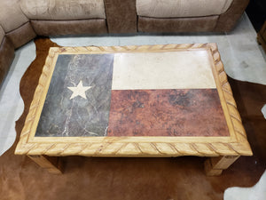 Flg cnjrs FI Texas Marble Honey Cocktail Table