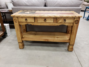 Flg cnjrs FI Texas Marble Honey Cocktail Table