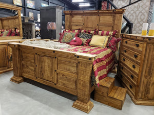 24-4-33-51 FI Saint Queen Solid Wood Bed Set