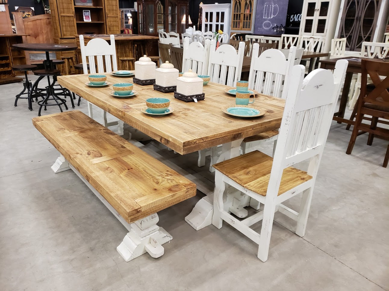 Don Col83Mes Cuco FI Dining Table with 8 Chairs