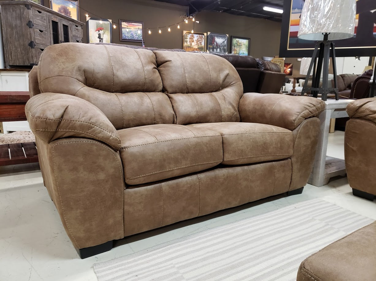 5564 FI-CnJ Sofa and Loveseat (Silt)