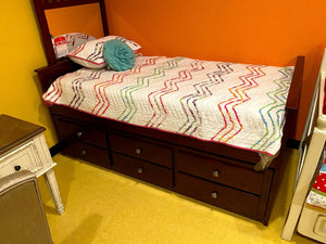 414-TCP FI-D Twin Bed with Twin Trundle and Drawers