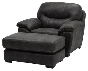5564 FI-CnJ Sofa and Loveseat (Steel)