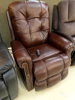 5902 FI-CNJ Italian Leather Lift Chair with Heat and Massage