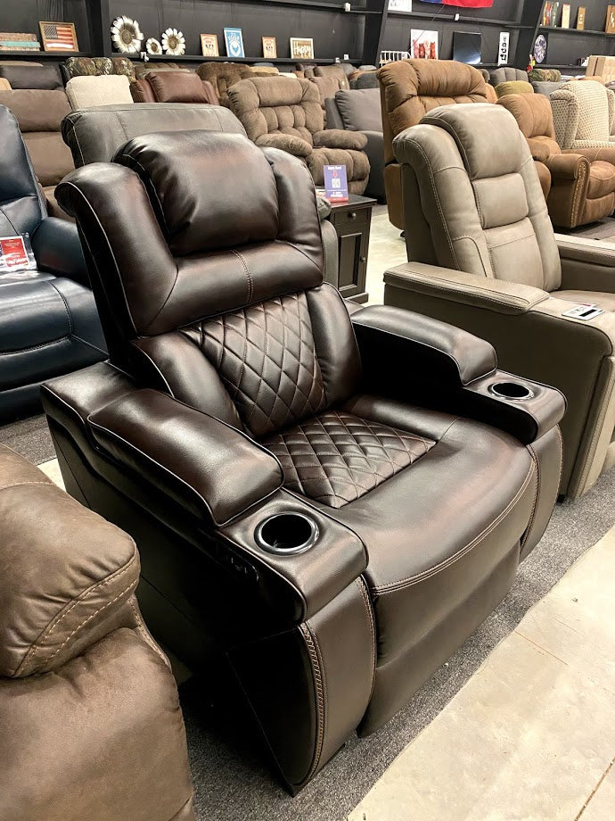 865 FI-A Power Recliner with Adjustable Headrest