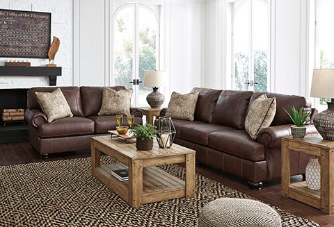 980 FI-A Leather Sofa and Loveseat CLEARANCE