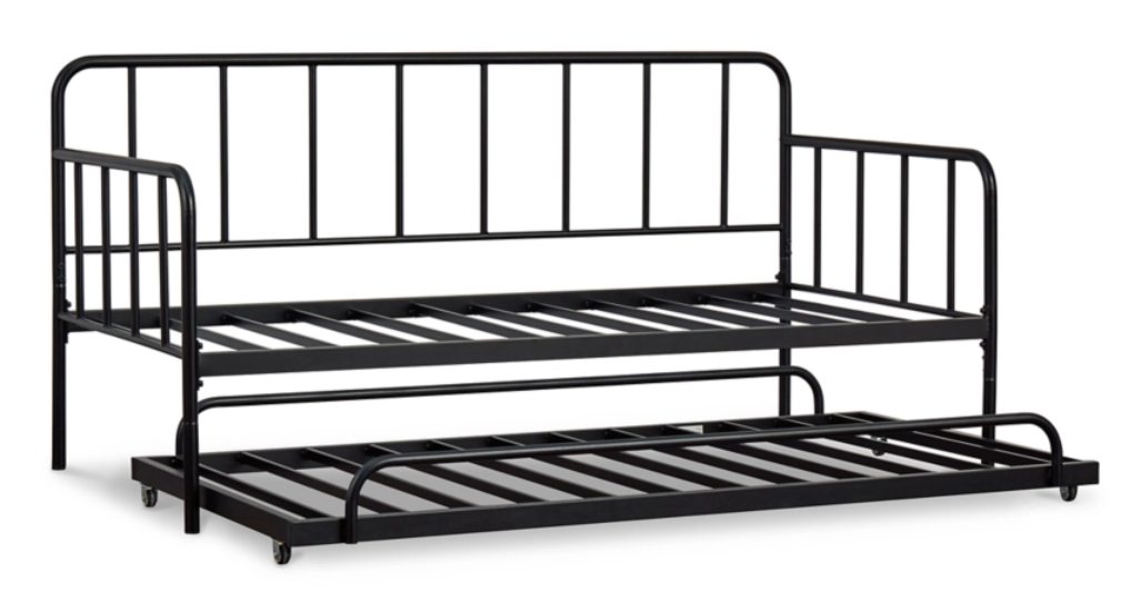 B187-291 FI-A Twin Metal Daybed with Trundle