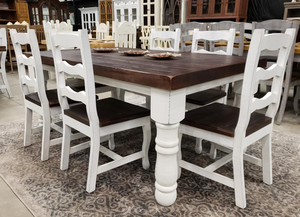 Jon Mes183A FI-M 72" Dining Set with 4 dining chairs and bench (or 6 chairs and no bench)