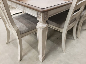 D854 FI-A Rectangular Extension Table with 8 Chairs