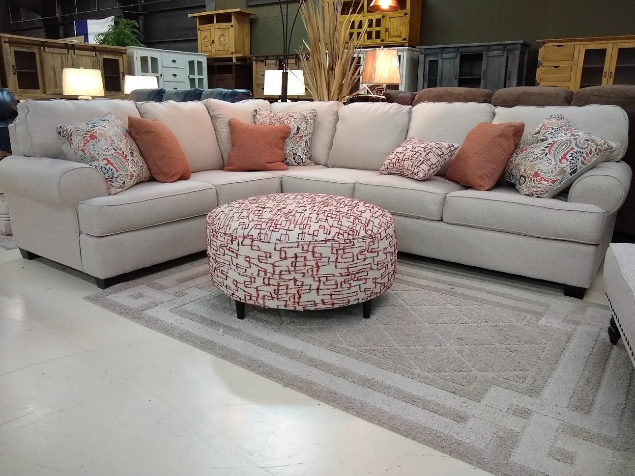 203 FI-A 3pc Fabric Sectional