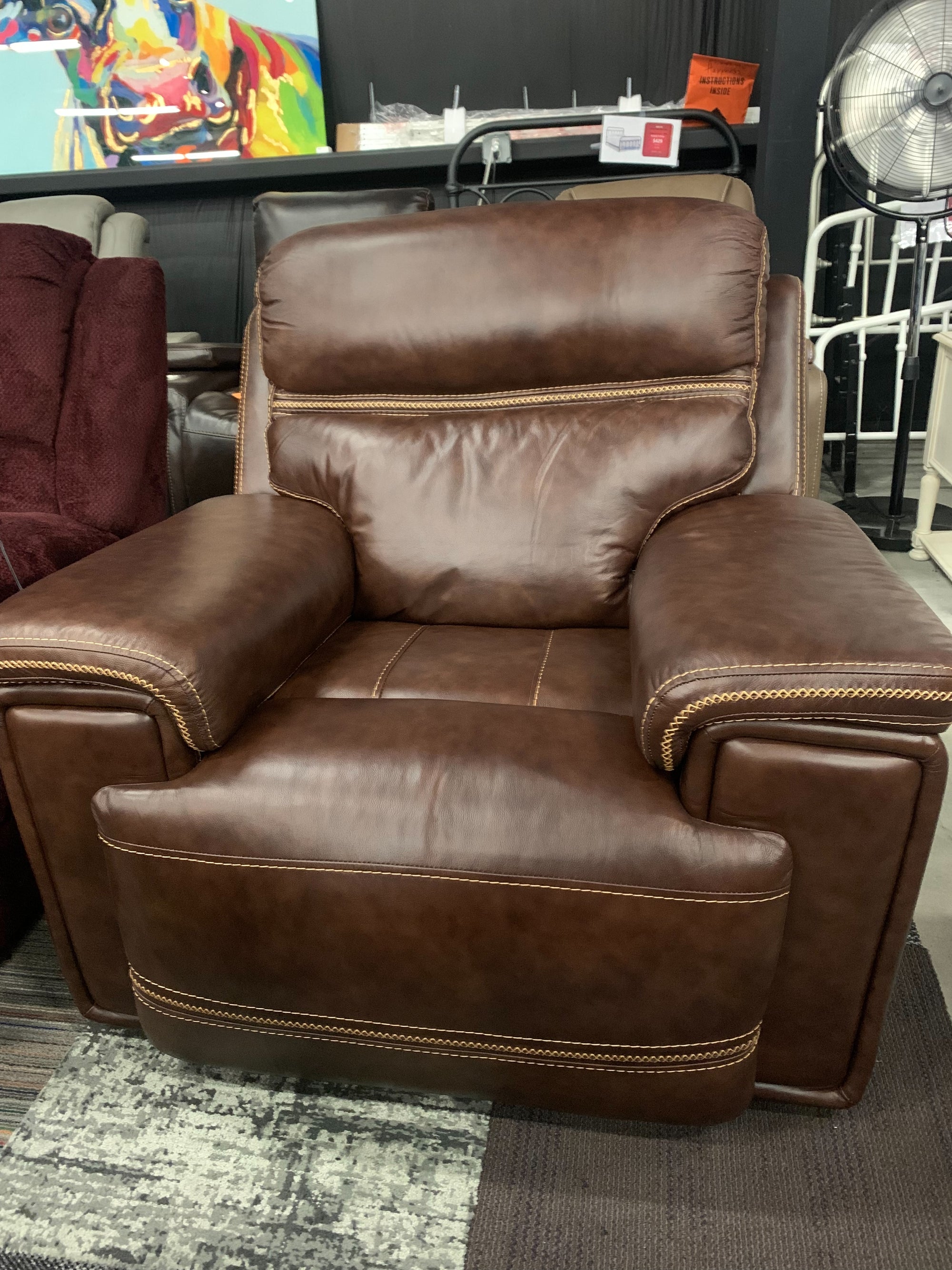 2770 FI-LI Power Recline Italian Leather Sofa and Loveseat