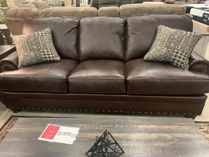 6352 FI-CNJ Top Grain Italian Leather Sofa and Loveseat
