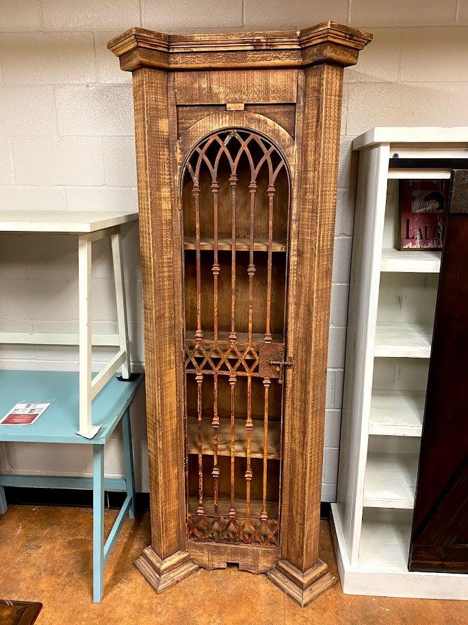 CON-TWMD FI Cabinet Bookshelf with Iron Doors