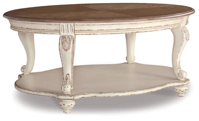 T854 FI-A Oval Coffee Table