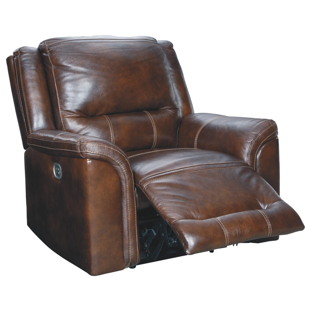 U941 FI-A Top Grain Leather Powered Sofa and Loveseat