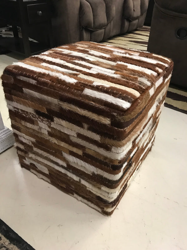 Cowhide Pouf - Furnish It