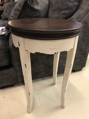 28A2152FI-P Round End Table with Dark Top