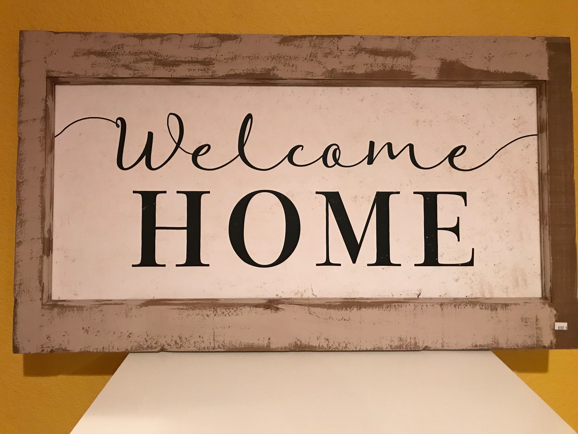 Welcome Home Framed Wood Art