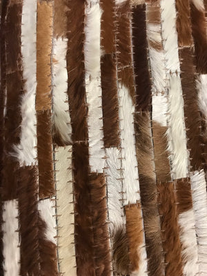 Cowhide Pouf