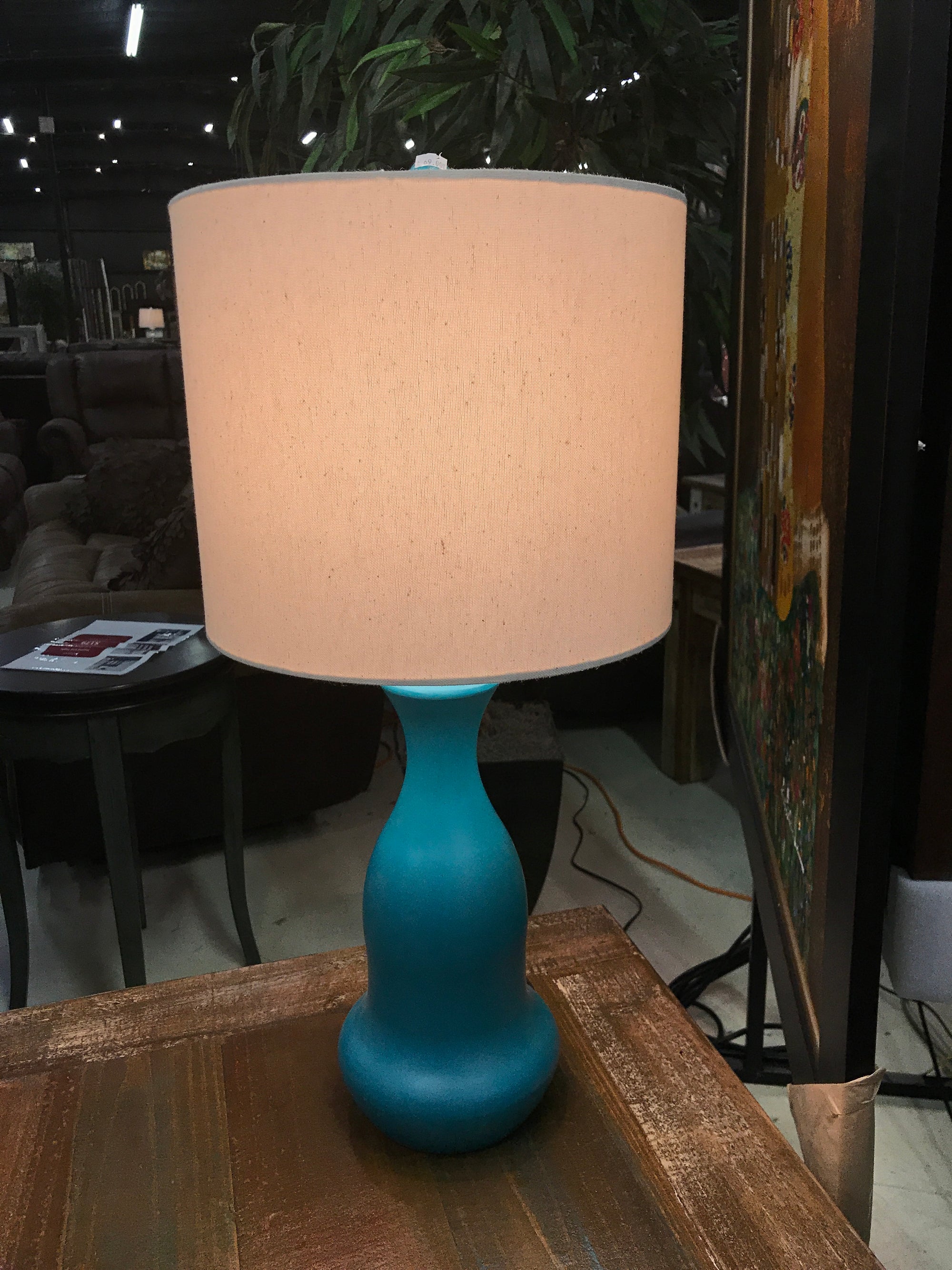 L354195T Lamp Table Turquoise