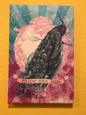 Canvas Peacock Art
