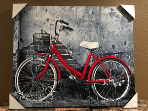 Red Bicycle Art