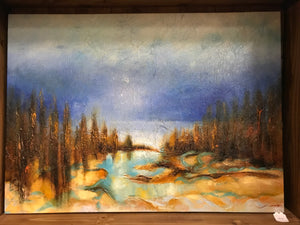 Gallery Wrap Landscape Oil on Canvas Art