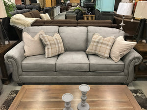 598 FI-A Sofa and Loveseat Gray